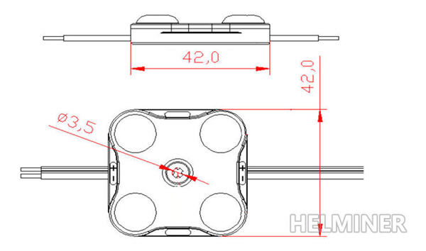4 LED 2835 LED sign lighting modules